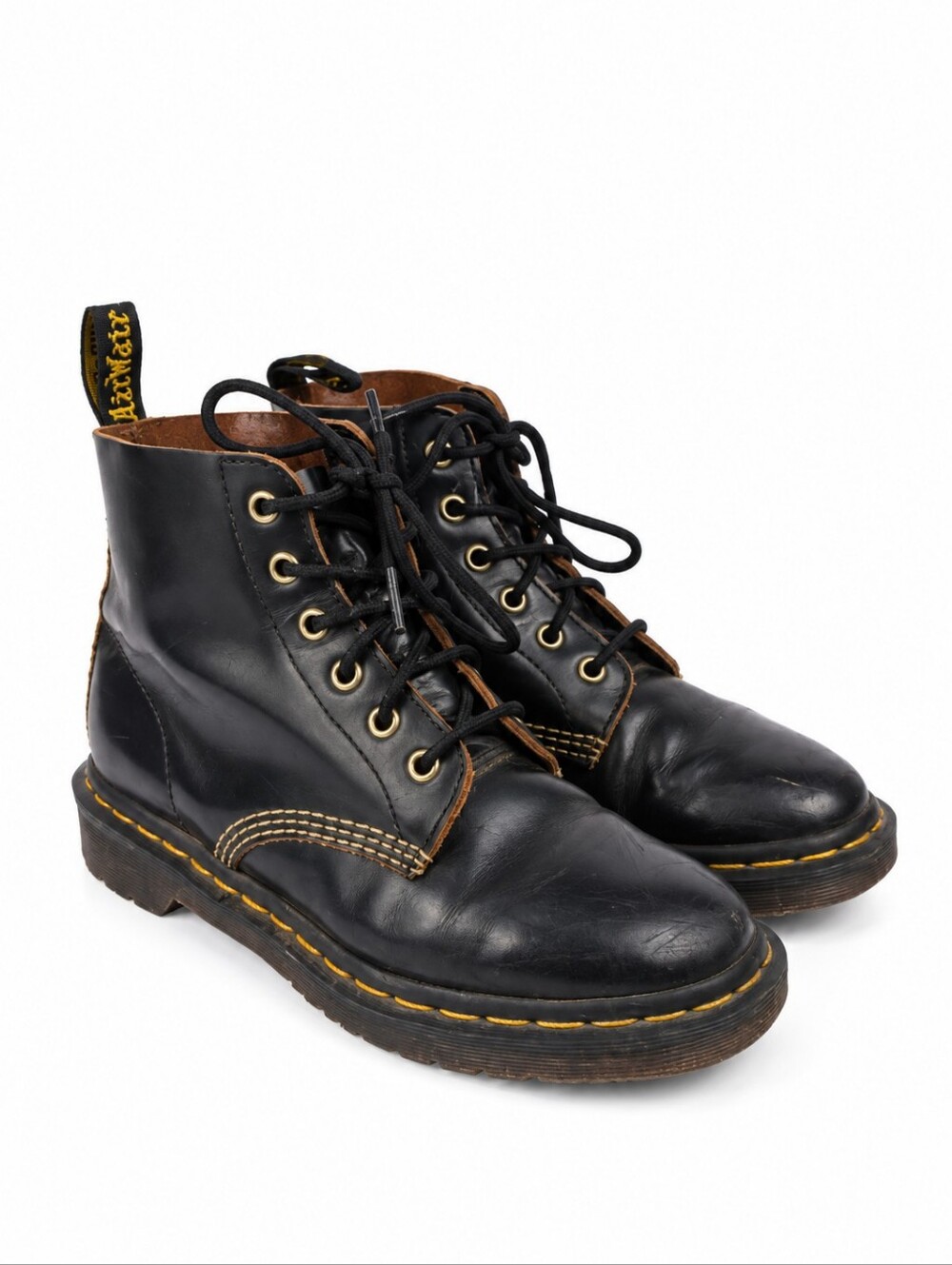 Dr. Martens 101 Vintage Smooth Leather Women's Ankle Boots Size 7